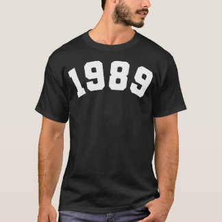 レトロ1989シャツアパレル男性へ女性 Tシャツ
