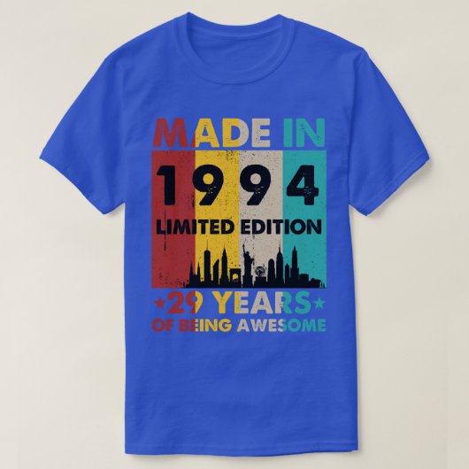 レトロ1994年限定版29歳Bei Tシャツ (デザイン正面)