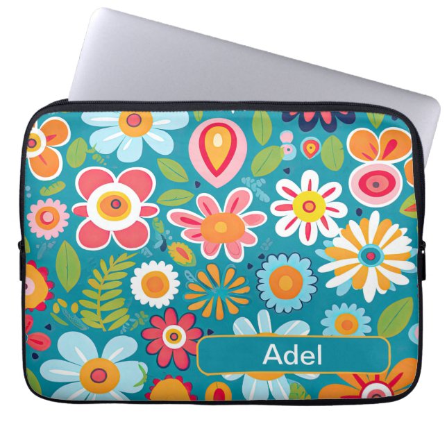 レトロ1 ラップトップスリーブ (正面)