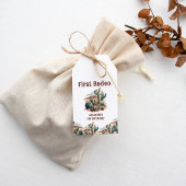 レトロ1stファーストロデオウエスタンサボス誕生日 ギフトタグ