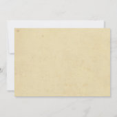 レトロ1stロデオウェスタンカウボーイ誕生日写真 招待状 (裏面)