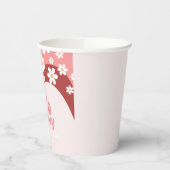 レトロ2グルービーデイジーボホフローラ2日 紙コップ (左)