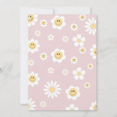 レトロ2グルーヴィサンシャインデイジーボホ2nd誕生日 招待状 (裏面)