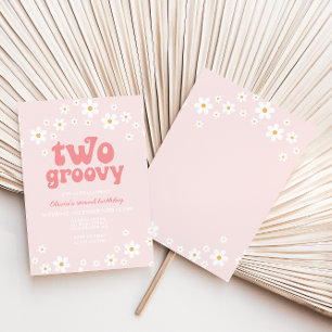 レトロ2グルーヴィデイジーボホフローラ2歳 招待状