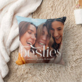 レトロ2フォトフォーエバーベティー編集可能オーバーレイ クッション (ブランケット)