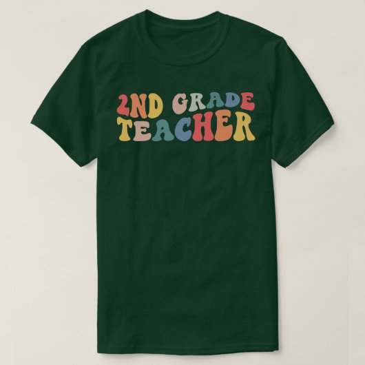 レトロ2級先生おもしろい2級戻る Tシャツ (デザイン正面)