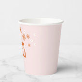 レトロ2野生デイジーボホ2歳の誕生日 紙コップ (左)