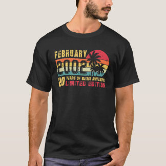レトロ2002年2月20歳B日 Tシャツ
