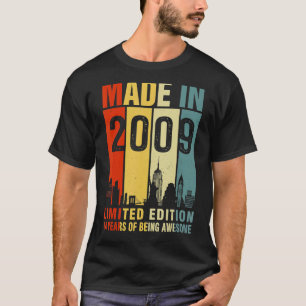 レトロ2009年14年間の存在で作ら素晴らしれる Tシャツ