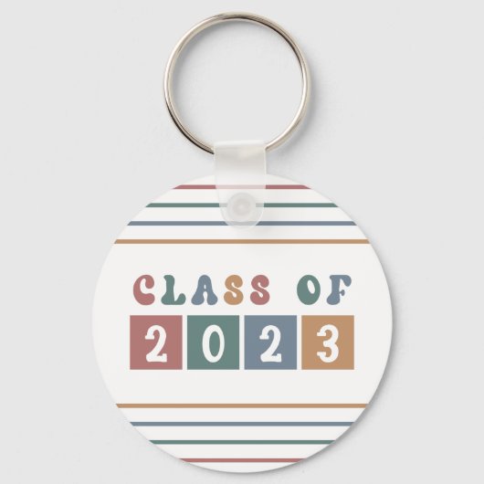 レトロ2023年卒業 キーホルダー (正面)