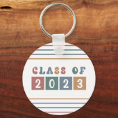 レトロ2023年卒業 キーホルダー (正面)