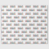 レトロ2023年卒業 ラッピングペーパー (フラット)