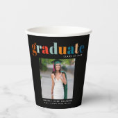 レトロ2024グラッドフォト 紙コップ (正面)