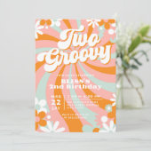 レトロ2 Groovy第2の誕生日 招待状 (スタンド正面)