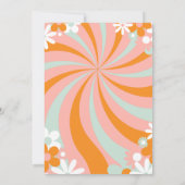 レトロ2 Groovy第2の誕生日 招待状 (裏面)