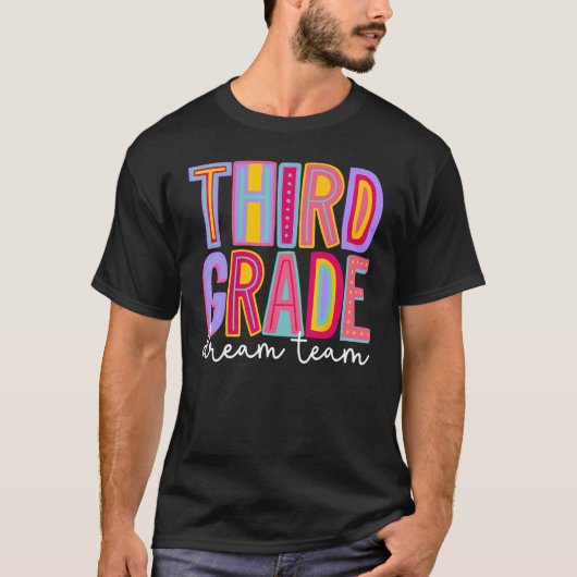 レトロ3年生ドリームチームGroovy先生バックt Tシャツ (正面)