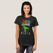 レトロ3年生Vibesトレックス先生学生教育者 Tシャツ (正面フル)