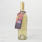 レトロ30歳の誕生日カラオケパーティー ボトルネックタグ (アングル)