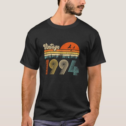 レトロ30歳の誕生日ギフトヴィンテージ1994 30歳 Tシャツ (正面)