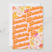 レトロ30歳誕生日招待状 招待状 (裏面)