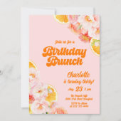 レトロ30th誕生日招待状 招待状 (正面)