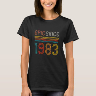 レトロ39th誕生日エピック1983年以来 tシャツ