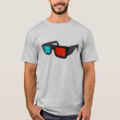 レトロ3Dグラスグラフィック Tシャツ (正面)