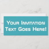 レトロ3Dメガネのグラフィック 招待状 (裏面)