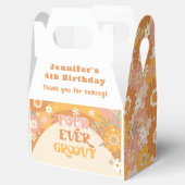 レトロ4年の溝深い誕生日お願いボックス フェイバーボックス (オープン)