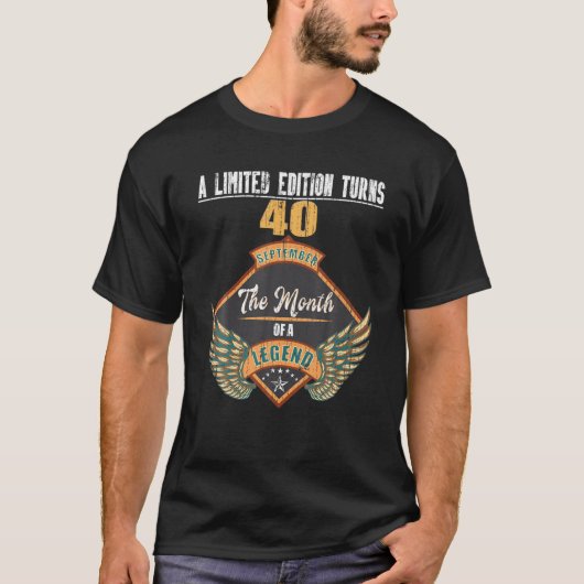 レトロ40年前の1981年9月9日ヴィンテージBIR Tシャツ (正面)