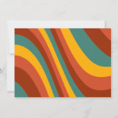 レトロ40歳の誕生日 招待状 (裏面)