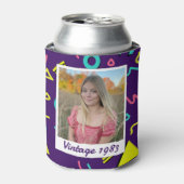 レトロ40th誕生日ヴィンテージ1983写真 缶クーラー (缶正面)