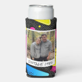 レトロ40th誕生日ヴィンテージ1985 80s スリム缶クーラー (Seltzer正面)