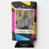 レトロ40th誕生日ヴィンテージ1985 80s スリム缶クーラー (正面)