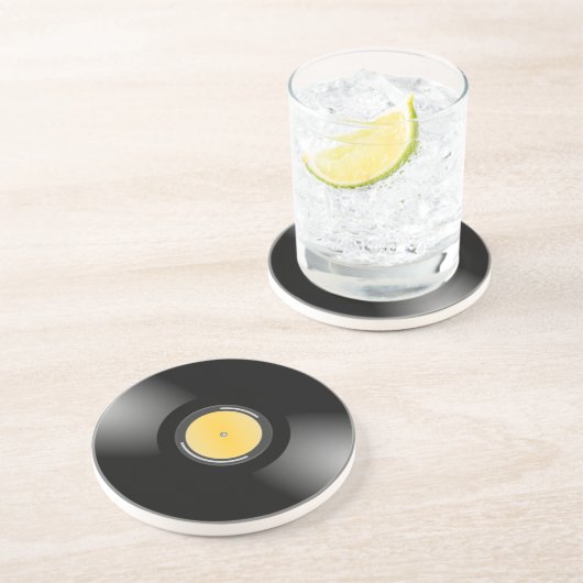 レトロ45 rpmの記録的なアルバムのどが渇いたコースター コースター (側面)