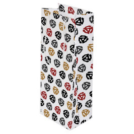 レトロ45 RPMビニールレコードワイン抱き枕-ヴィンテージ ワインギフトバッグ