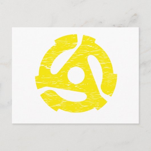 レトロ45 RPM ポストカード (正面)