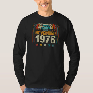 レトロ46誕生日46歳素晴らし年 Tシャツ