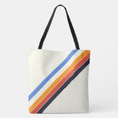 レトロ5ストライプトート トートバッグ (裏面)