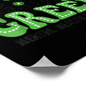 レトロ5月に私たち衣服グリーンメンタルヘルス認識度 ポスター (角)