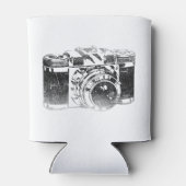 レトロ50のカメラ 缶クーラー (裏面)