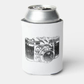 レトロ50のカメラ 缶クーラー (缶裏面)