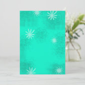 レトロ50のスタイル背景 招待状 (スタンド正面)