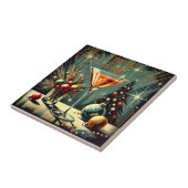 レトロ50メリーs & Bright Christmas Martini タイル (側面)