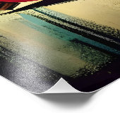 レトロ50メリーs & Bright Christmas Martini フォトプリント (角)