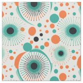 レトロ50原子時代 ファブリック (クローズアップ)