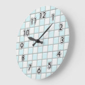 レトロ50台のスタイル時計 ラージ壁時計 (傾斜)