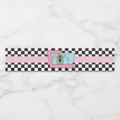 レトロ50年代の誕生日パーティー ペットボトルラベル (シングルラベル)