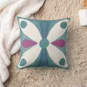 レトロ50年代抽象パターン クッション (ブランケット)