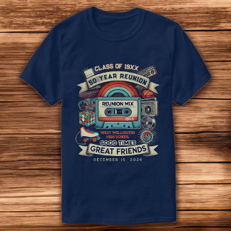 レトロ50年高等学校懇親会ヴィンテージクラス Tシャツ